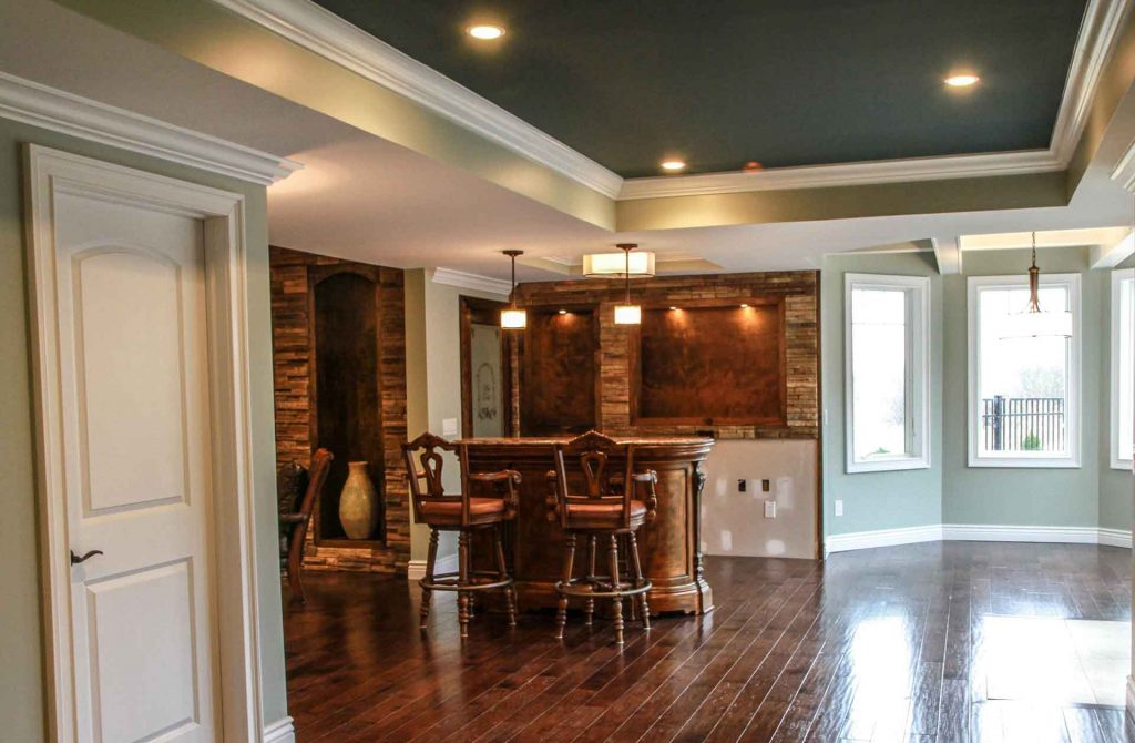 Walk-out basement remodel by Home Pro Builders LLC
